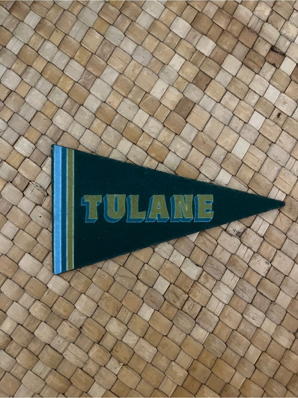 Tulane University Green Felt Magnet